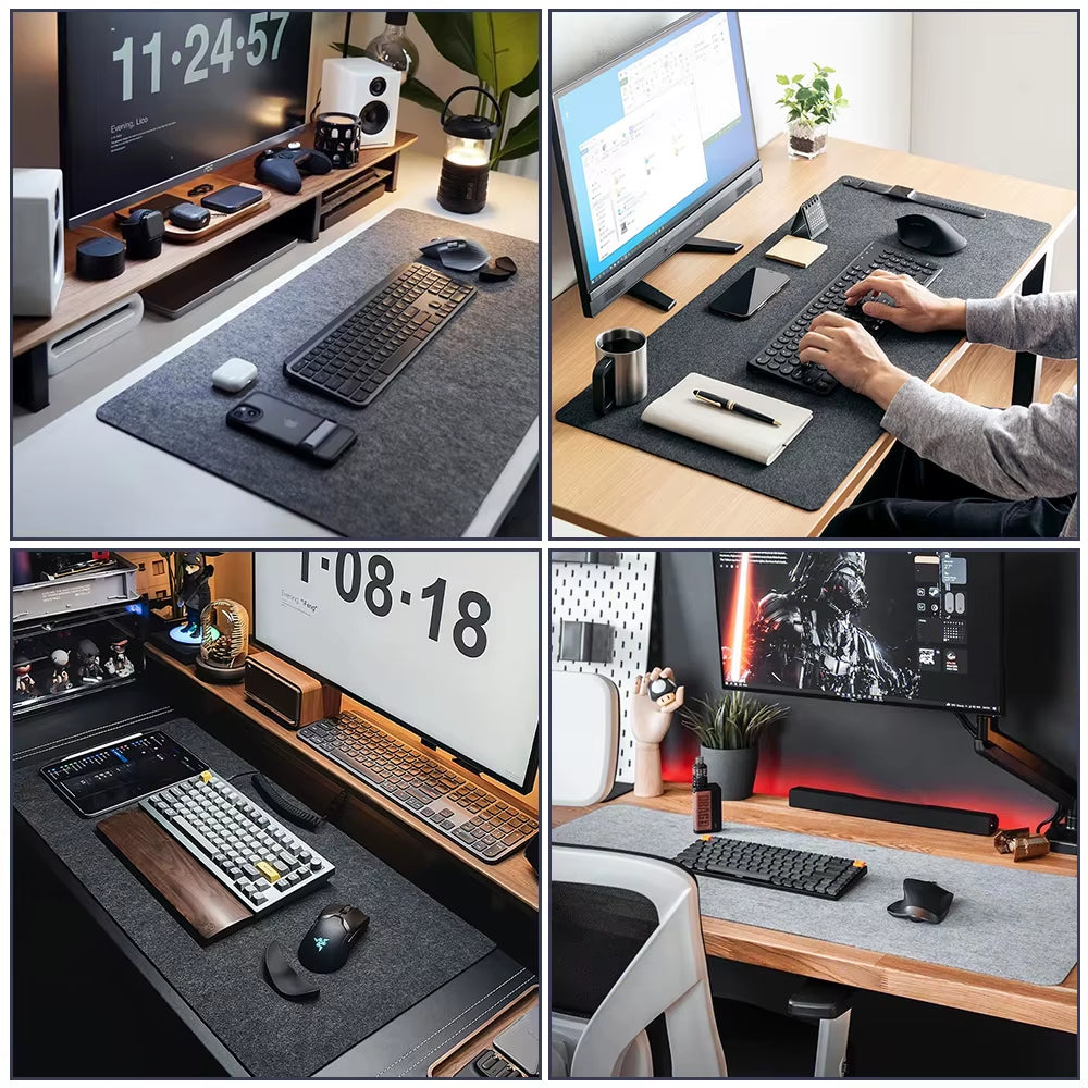 Cushion Large XXL Gaming Mouse Pad Premium Office Computer Desk Protector Laptop Table Cushion Non-Slip Felt Deskpad Mousepad