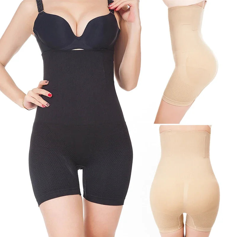Super Power High-Waist Body Shaper – Tummy Control & Thigh Compression Slimming Shapewear Pants