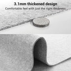 Cushion Large XXL Gaming Mouse Pad Premium Office Computer Desk Protector Laptop Table Cushion Non-Slip Felt Deskpad Mousepad